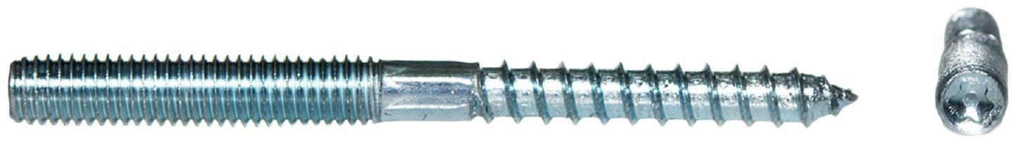 Шуруп-шпилька Steelrex, середина шестигранник, цинк 10х100, 50 шт.