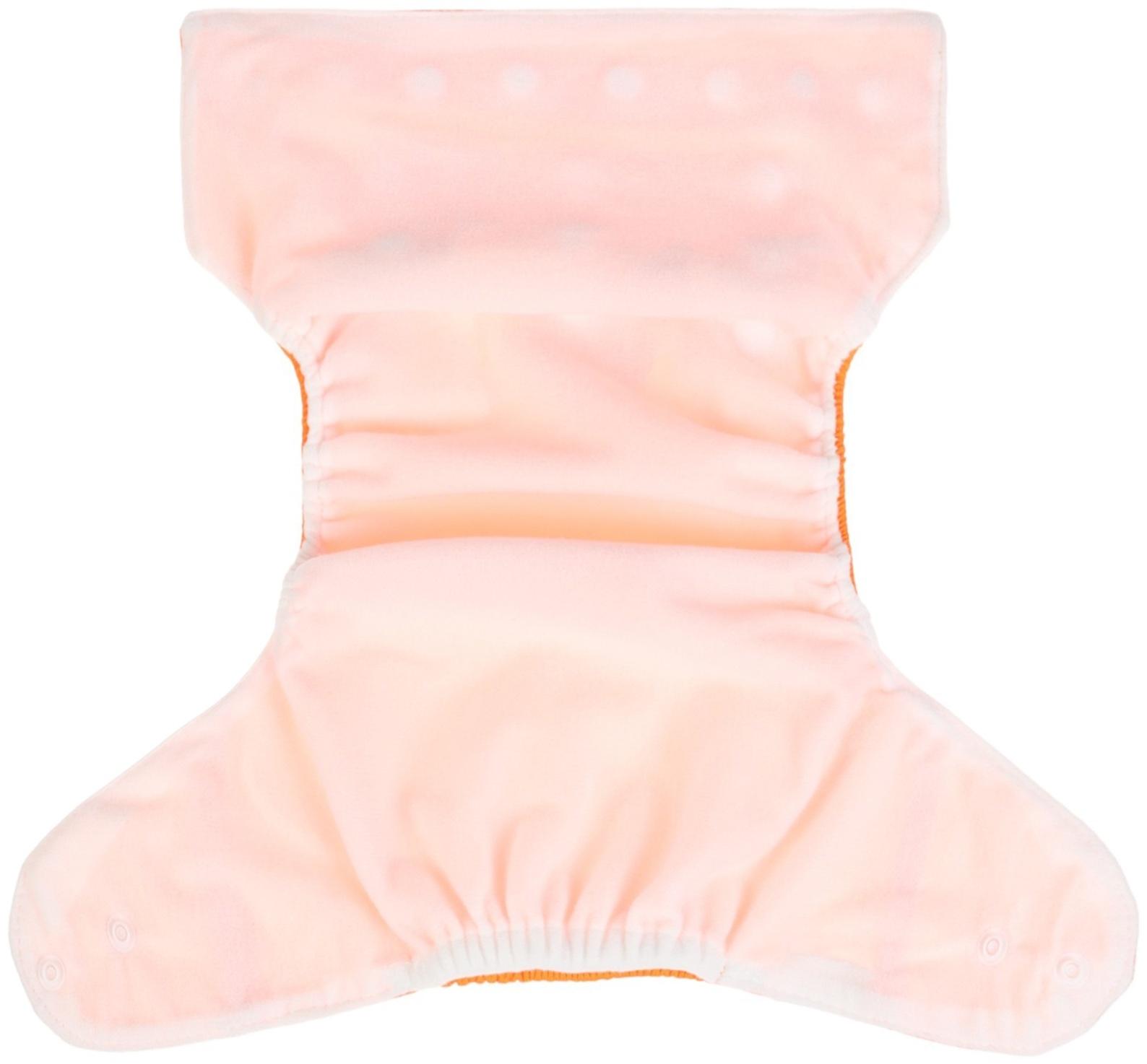 Многоразовый подгузник, 3-15 кг, цвет оранжевый, Крошка Я