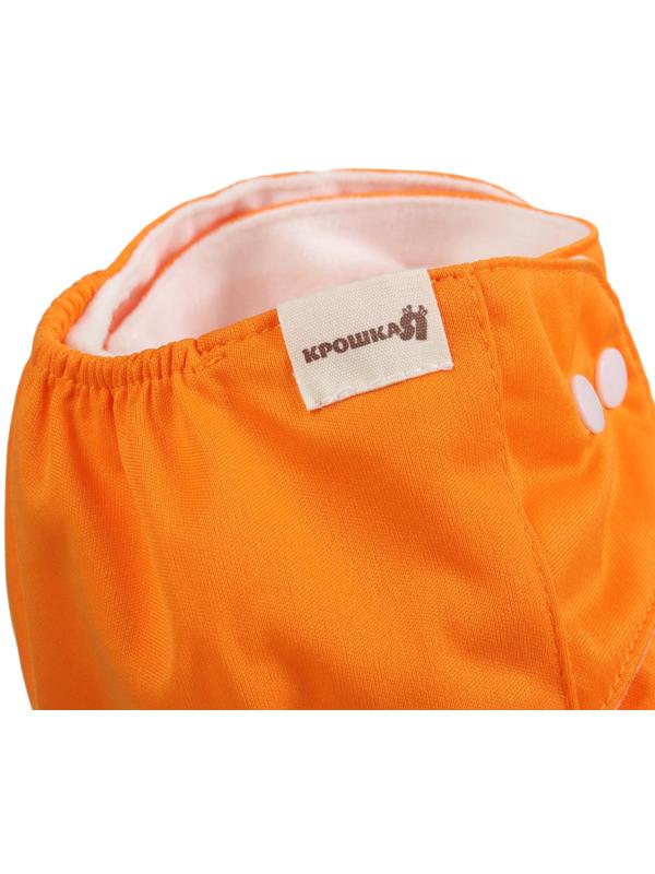 Многоразовый подгузник, 3-15 кг, цвет оранжевый, Крошка Я