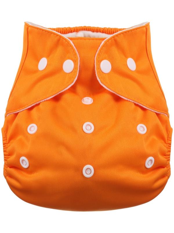 Многоразовый подгузник, 3-15 кг, цвет оранжевый, Крошка Я