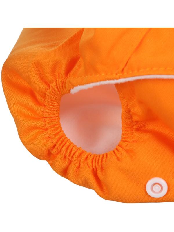 Многоразовый подгузник, 3-15 кг, цвет оранжевый, Крошка Я