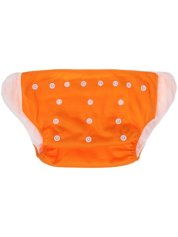 Многоразовый подгузник, 3-15 кг, цвет оранжевый, Крошка Я