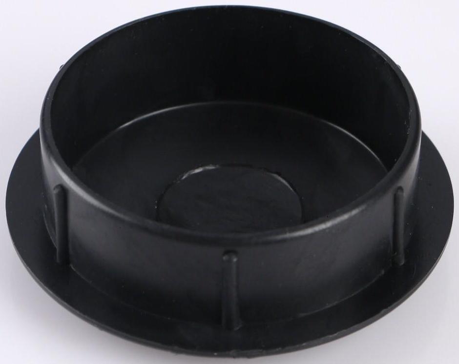 Заглушка внутренняя универсальная, d=73 мм, черная