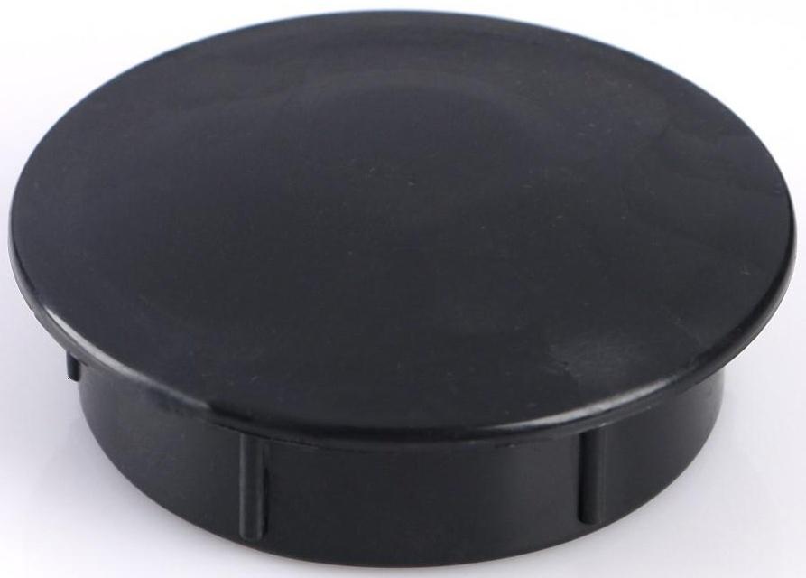 Заглушка внутренняя универсальная, d=73 мм, черная