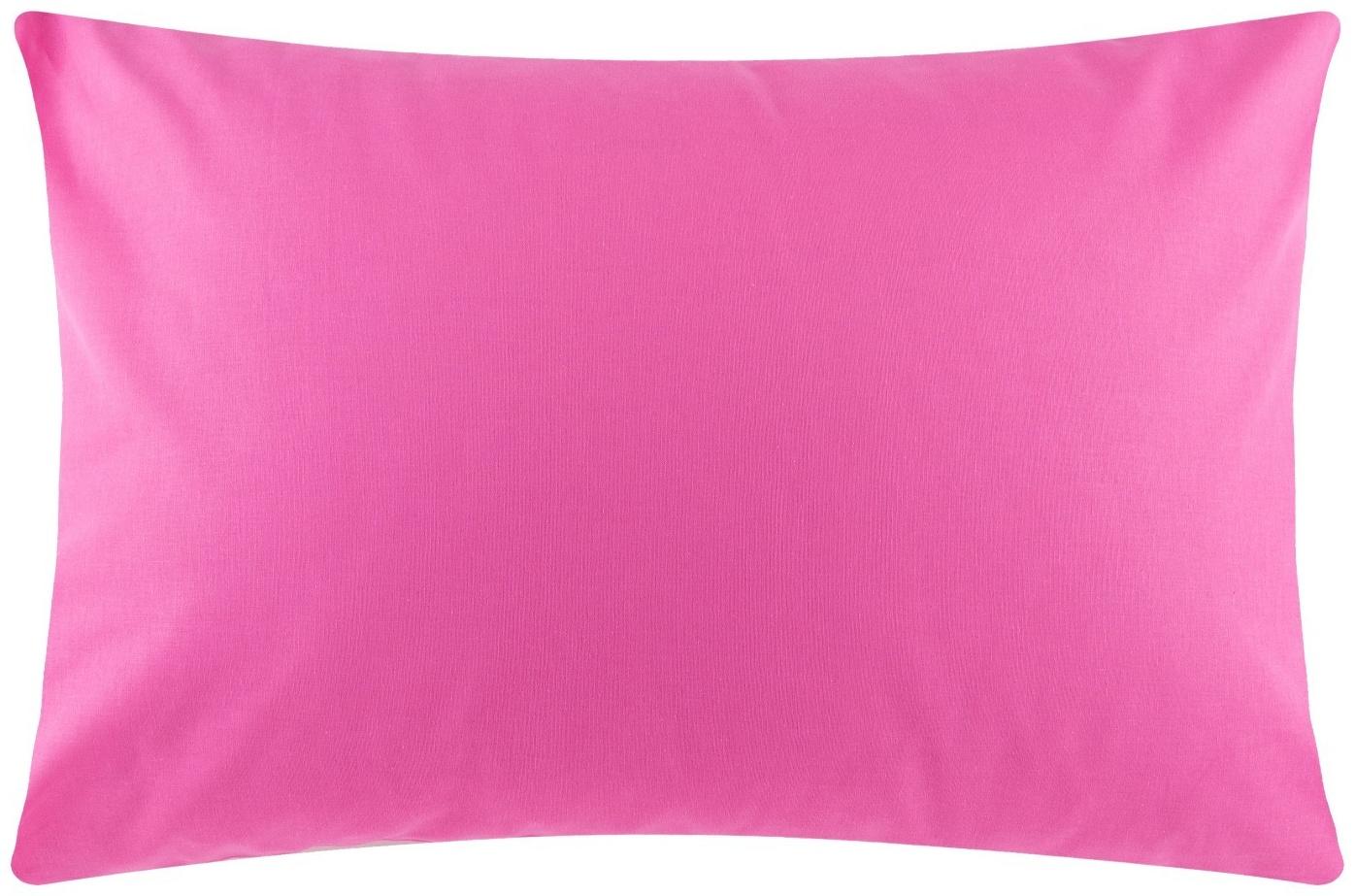 Наволочка «Этель» 50х70 см, цвет розовый, поплин, 125 г/м²