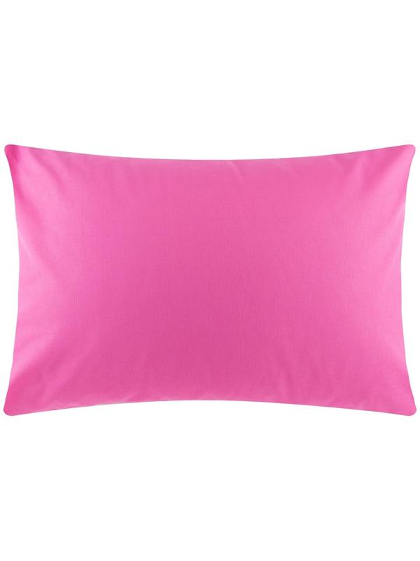 Наволочка «Этель» 50х70 см, цвет розовый, поплин, 125 г/м²
