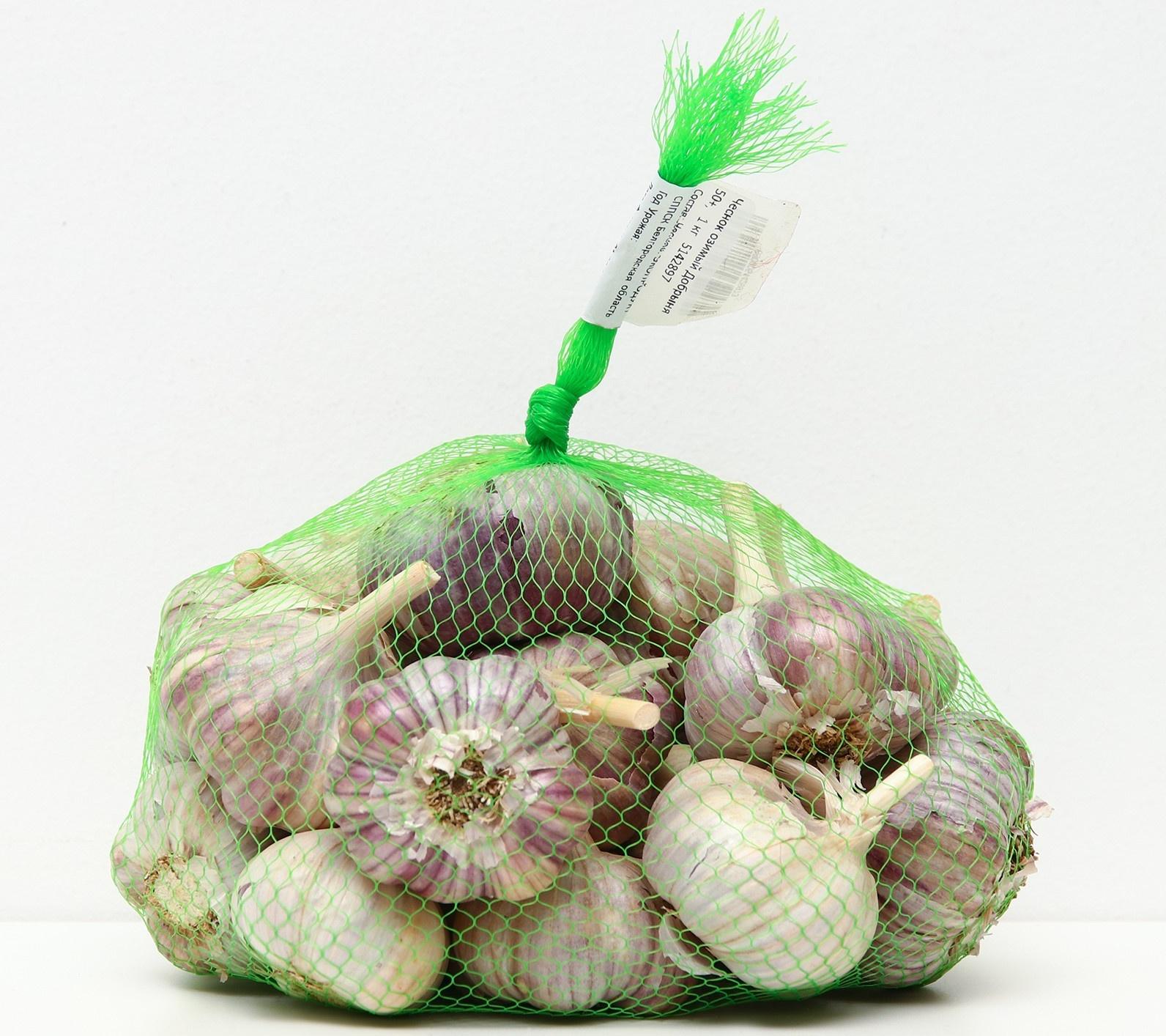 Чеснок озимый Добрыня 50+, сетка 1 кг