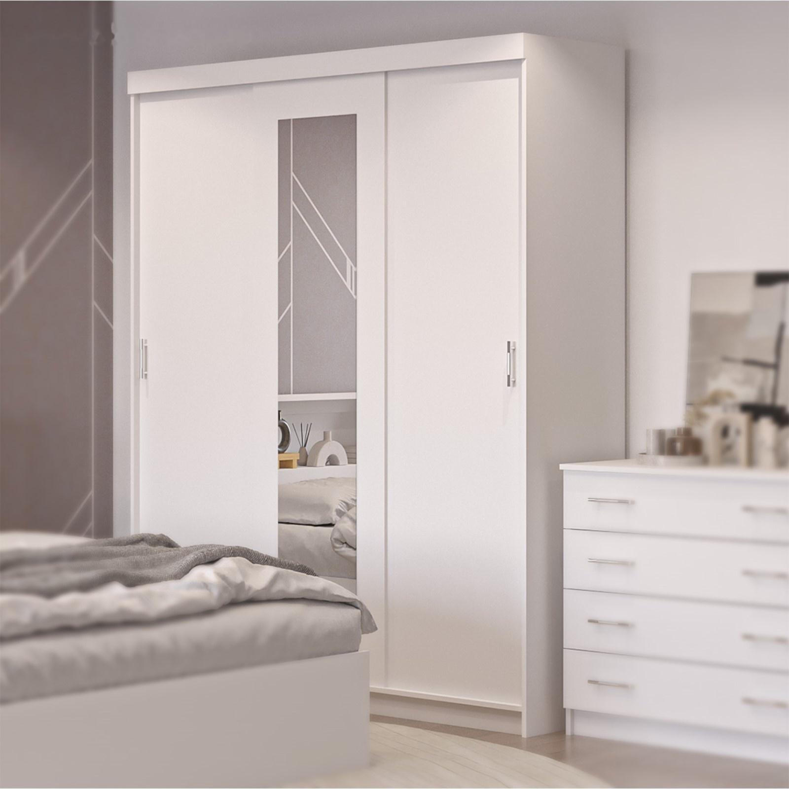 Спальный гарнитур «Бася», комплект 7 предметов, белый