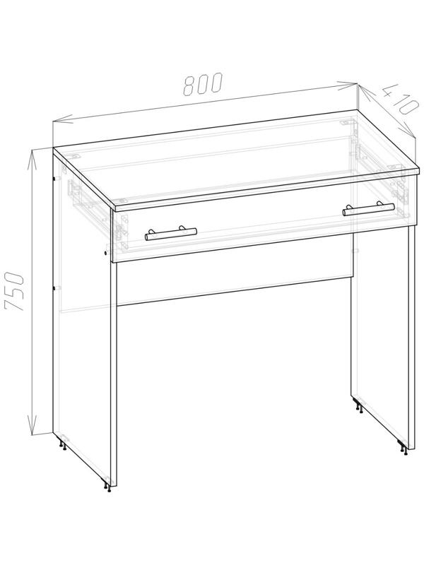 Спальный гарнитур «Бася», комплект 7 предметов, белый