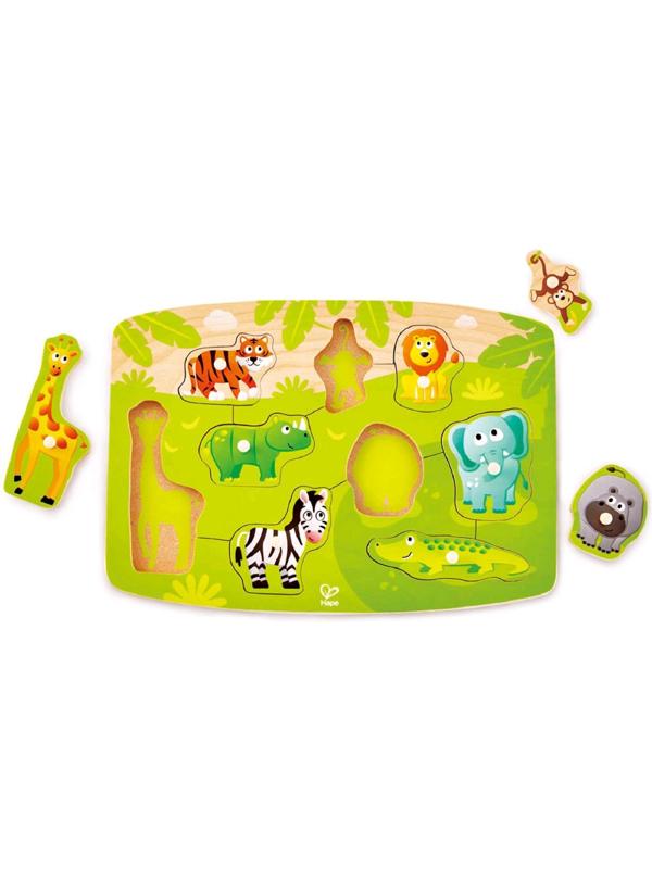 Рамка - вкладыши «Джунгли», 8 деталей