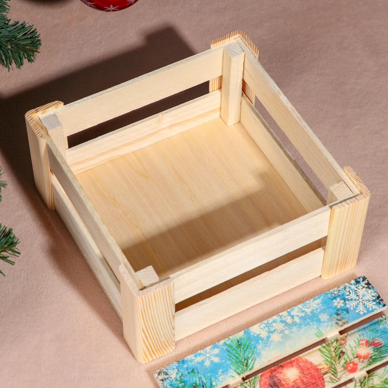 Подарочная коробка реечная 