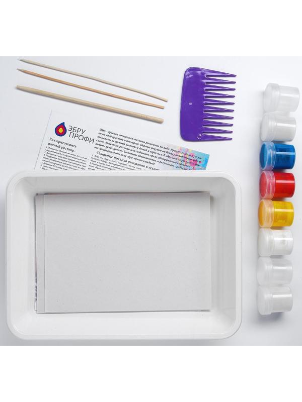 Рисование на воде: эбру, 4 цв