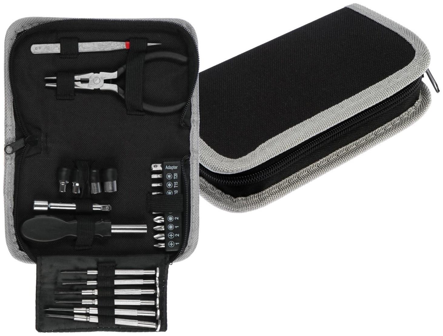 Набор инструментов ТУНДРА, в кейс-папке, 24 предмета