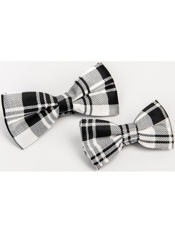 Галстук - бабочка для мальчика и папы M&B «Family look», для фотосессии, 23 февраля, 2 шт., серый