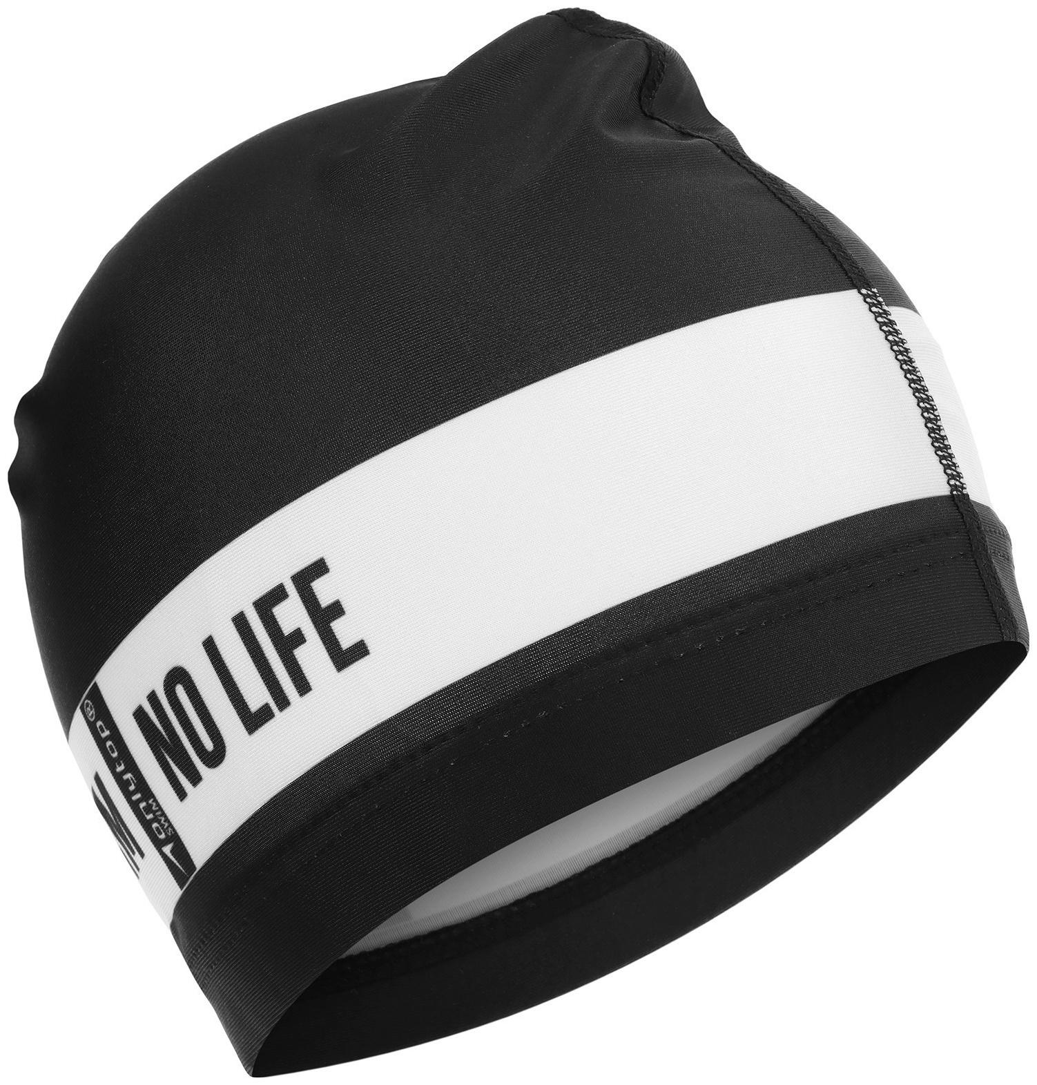 Шапочка для плавания взрослая ONLYTOP No swim. no life, тканевая, обхват 54-60 см