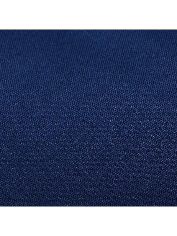 Ткань атлас для рукоделия и шитья, цвет синий, ширина 150 см