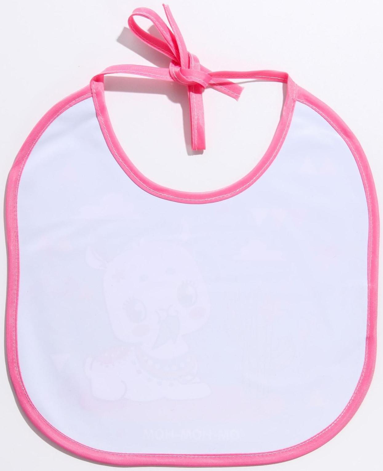 Нагрудник для кормления M&B «ТРЕНД. Лапочки» непромокаемый на завязках, МИКС