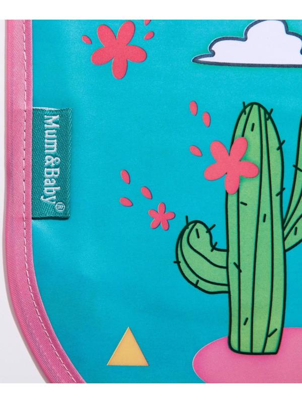 Нагрудник для кормления M&B «ТРЕНД. Лапочки» непромокаемый на завязках, МИКС