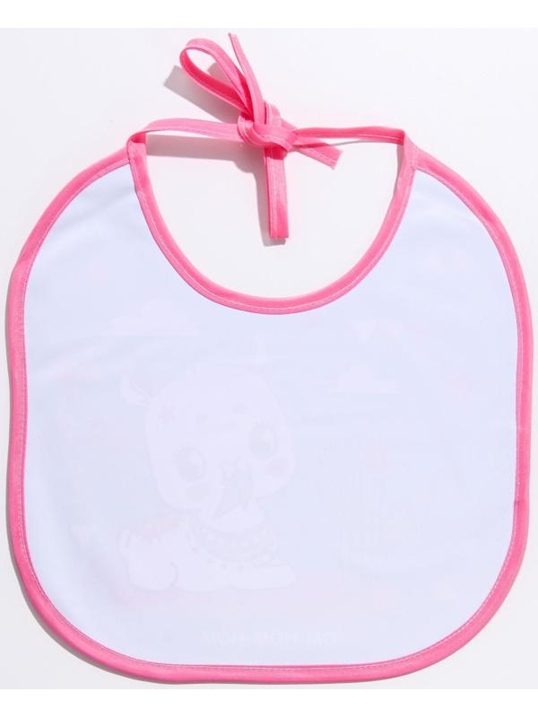 Нагрудник для кормления M&B «ТРЕНД. Лапочки» непромокаемый на завязках, МИКС