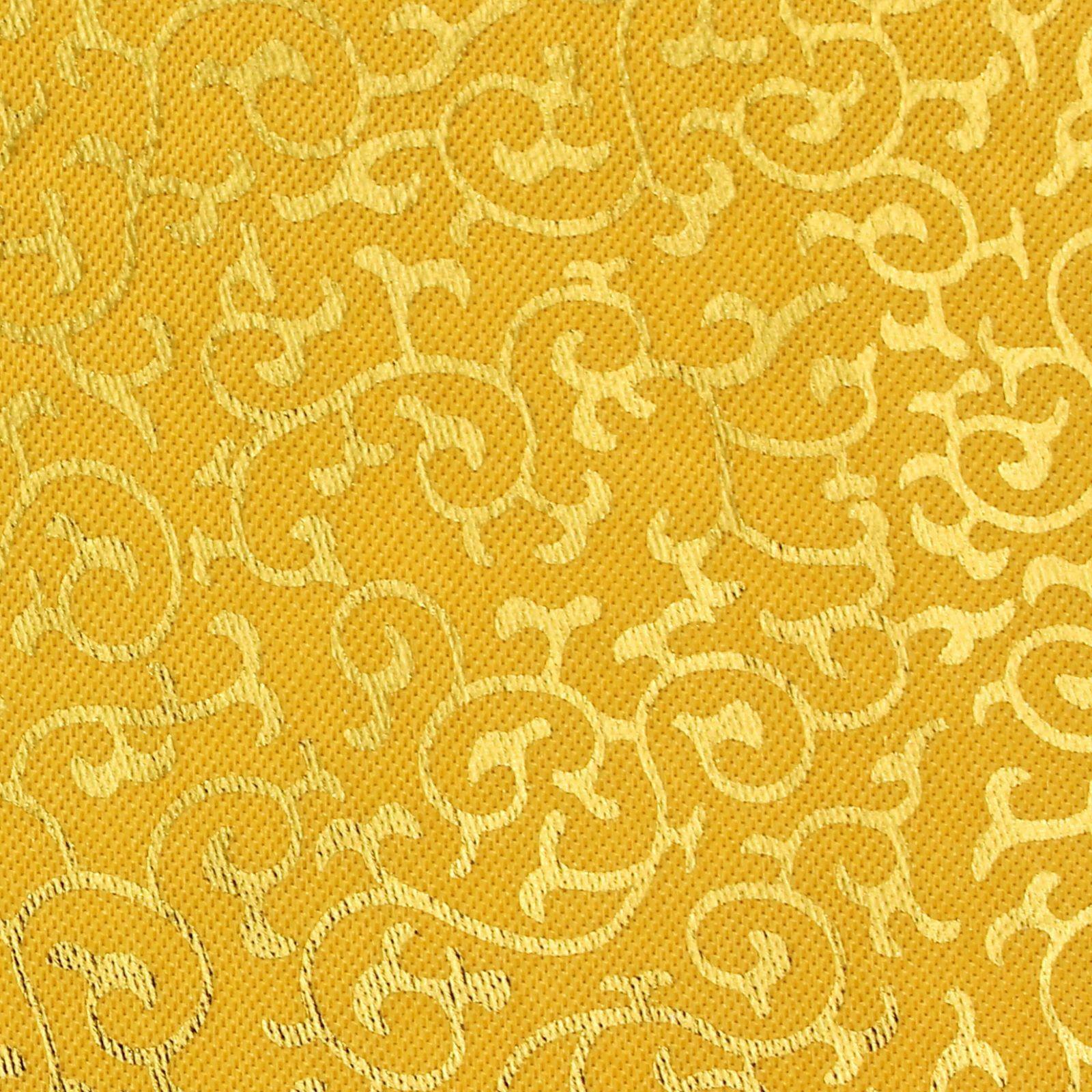 Ткань атлас для рукоделия и шитья, цвет золотой, ширина 150 см