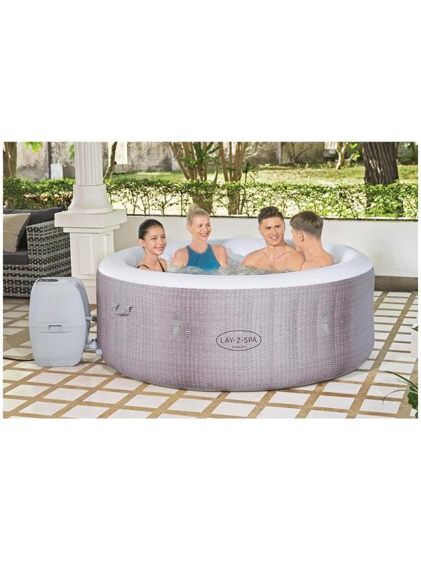 SPA-бассейн Bestway Cancun AirJet, 180×66 см, фильтр-насос, тент, дозатор для химии, аэромассаж, 60003