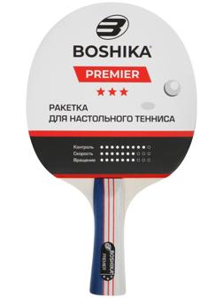 Ракетка для настольного тенниса BOSHIKA Premier 3*, в чехле