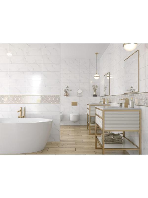 Плитка настенная Omnia белый 200x440 (в упаковке 1,05 кв.м)