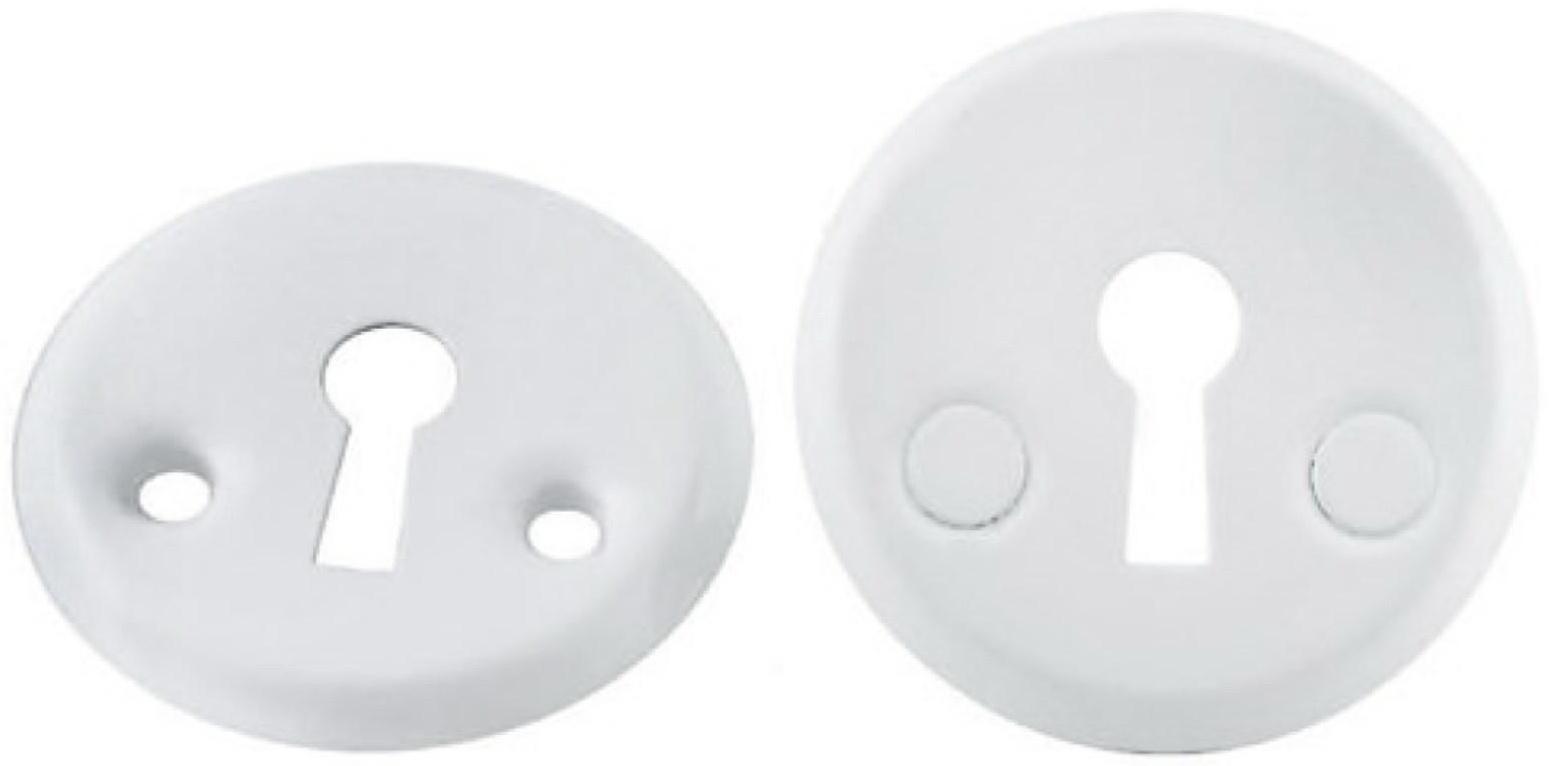 Накладка под флажковый ключ SOLLER, 001А, белая