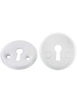 Накладка под флажковый ключ SOLLER, 001А, белая