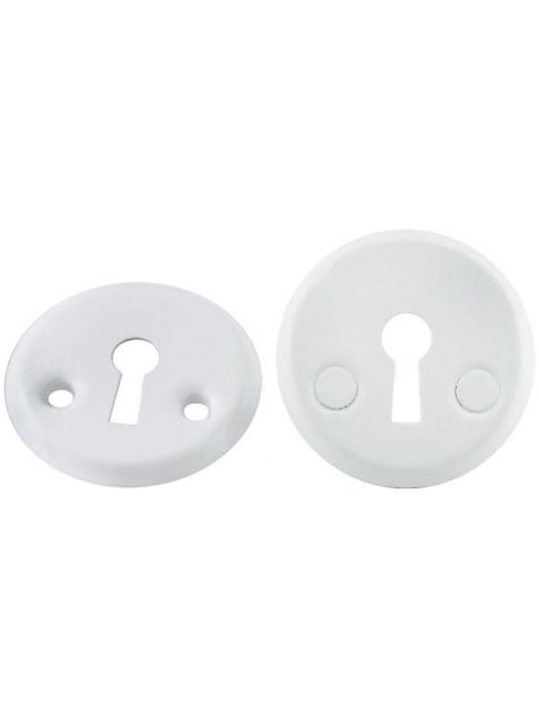 Накладка под флажковый ключ SOLLER, 001А, белая