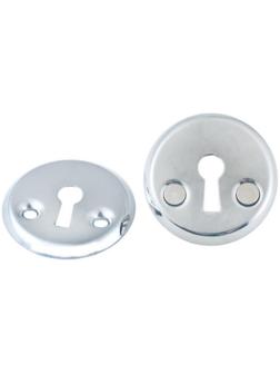 Накладка под флажковый ключ SOLLER, 001А, цвет хром