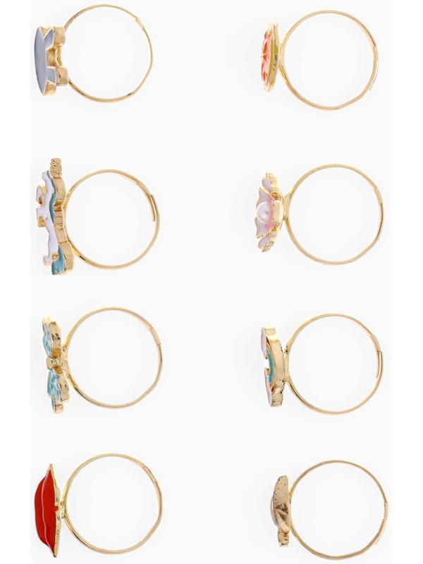 Кольцо детское «Ассорти», форма МИКС, цветное, безразмерное