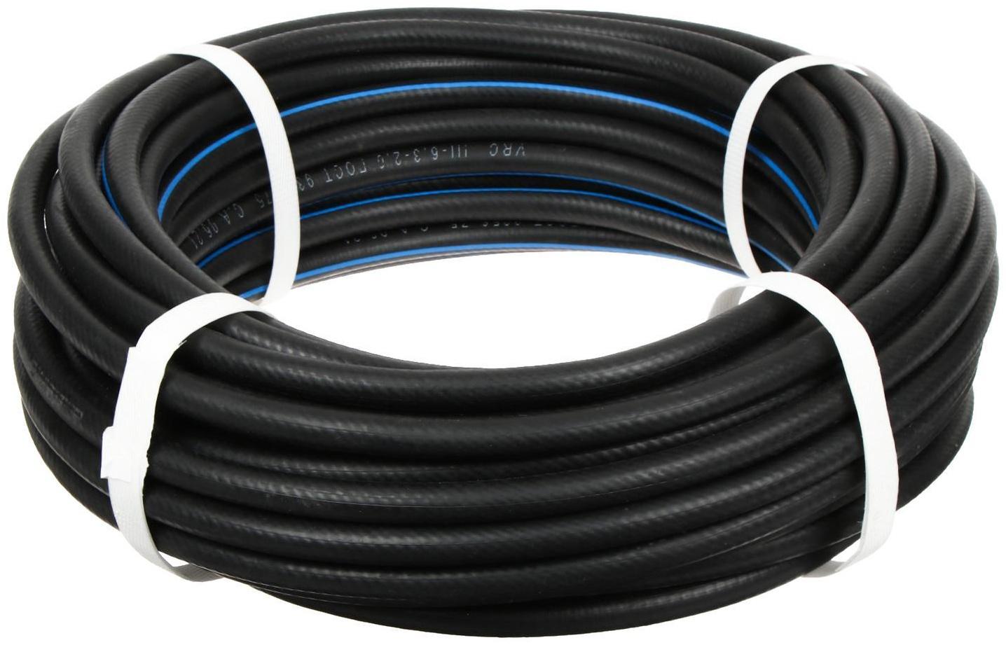 Рукав кислородный резиновый, III-6,3-2,0, 6,3 мм, 25 м, чёрный