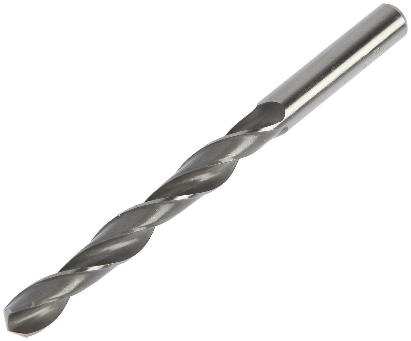 Сверло по металлу «Волжский инструмент», ц/х, d=12 мм, L=151 мм, Р6М5, 5 шт., ГОСТ 10902-77