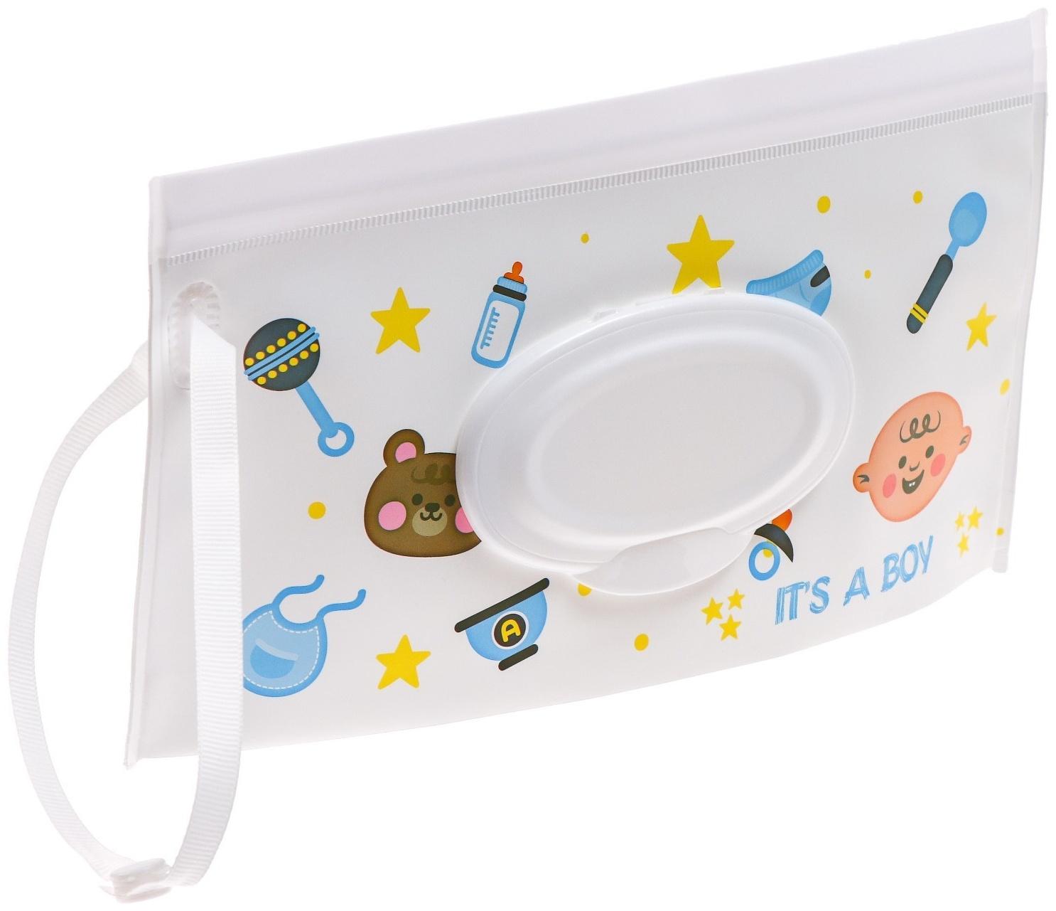 Контейнер для салфеток с петелькой «Коляски», цвет МИКС