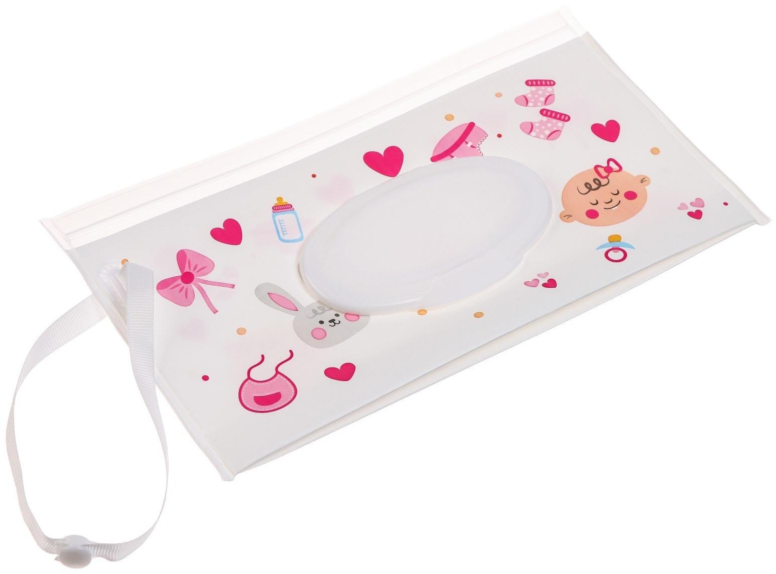 Контейнер для салфеток с петелькой «Коляски», цвет МИКС