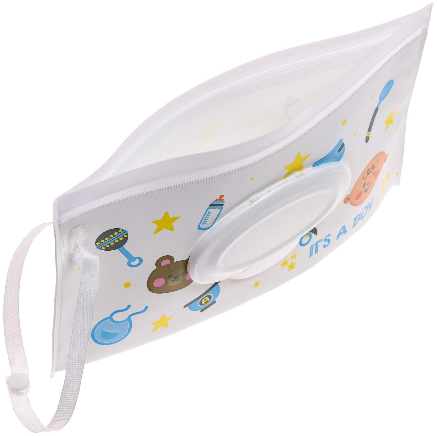 Контейнер для салфеток с петелькой «Коляски», цвет МИКС