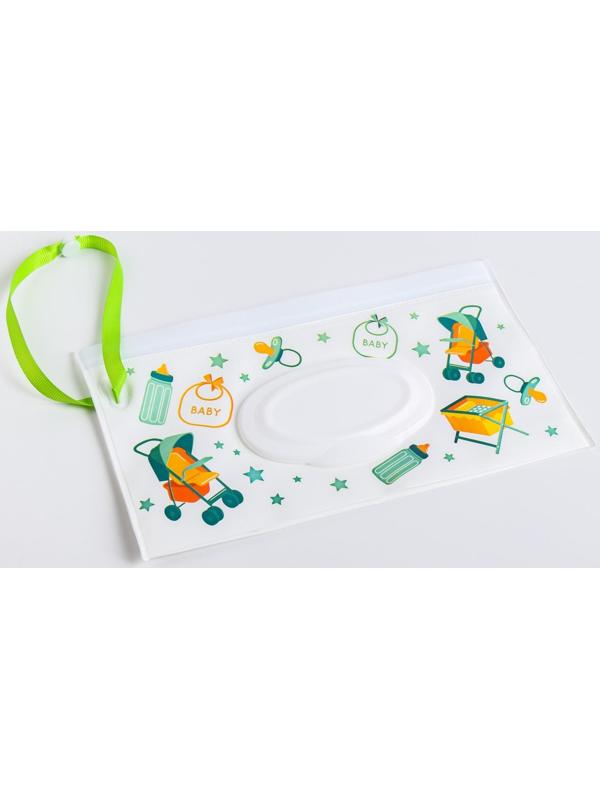 Контейнер для салфеток с петелькой «Коляски», цвет МИКС