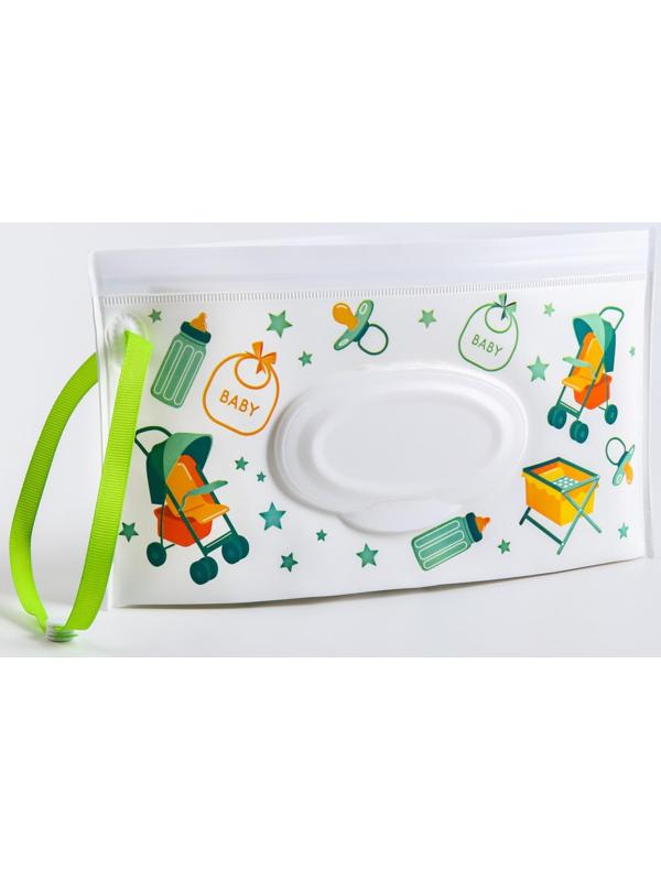 Контейнер для салфеток с петелькой «Коляски», цвет МИКС