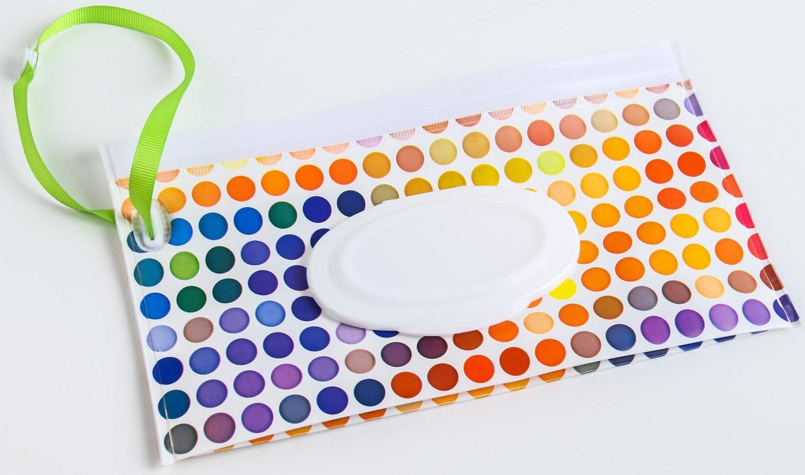 Контейнер для салфеток с петелькой «Кружочки»