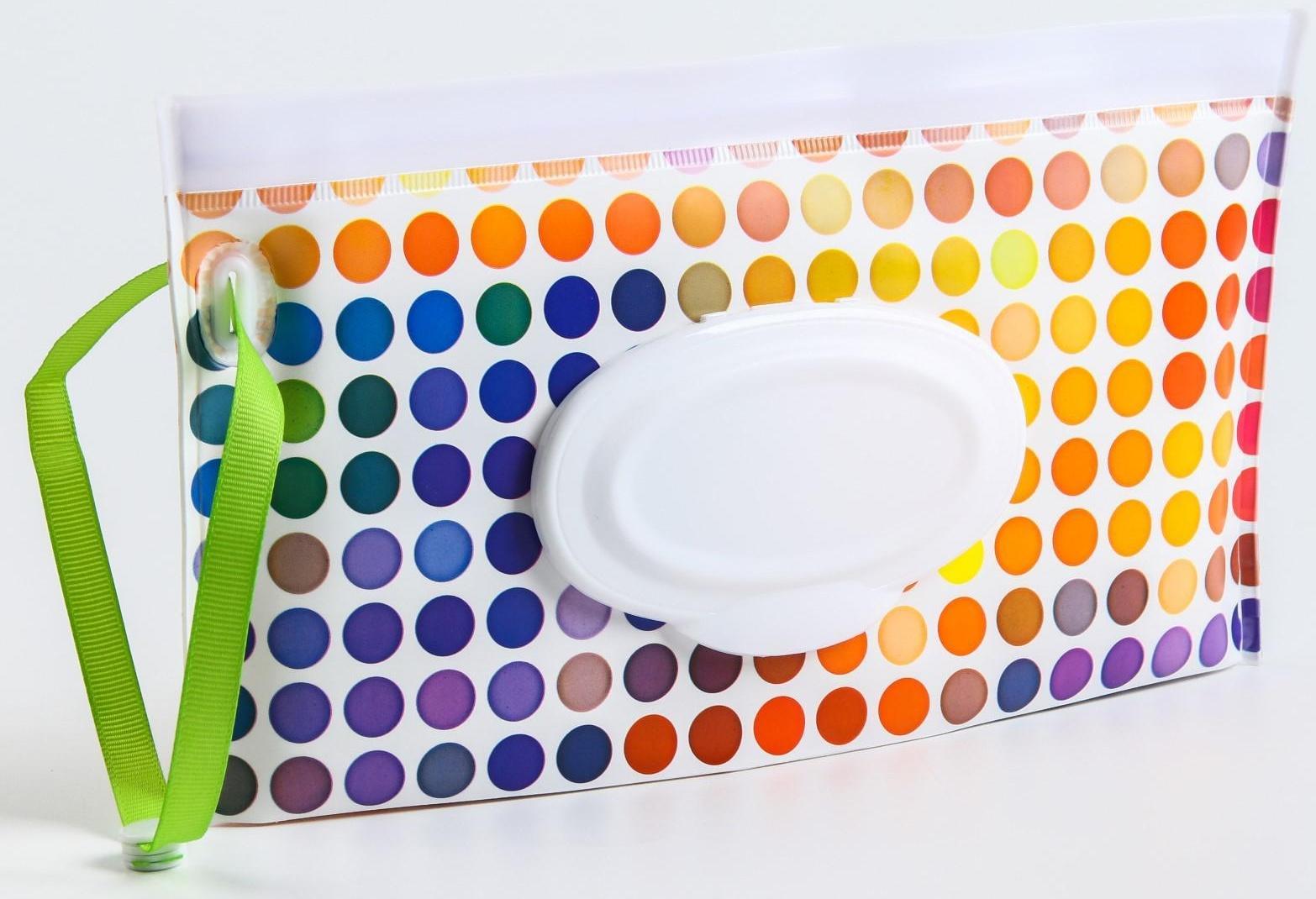 Контейнер для салфеток с петелькой «Кружочки»