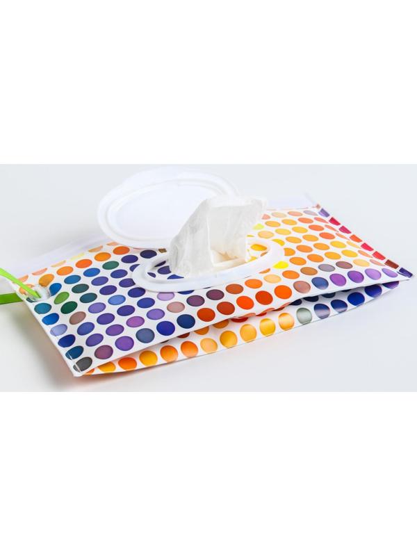 Контейнер для салфеток с петелькой «Кружочки»