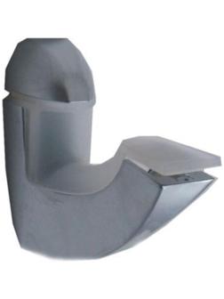 Полкодержатель 157А ZY, цвет матовый хром