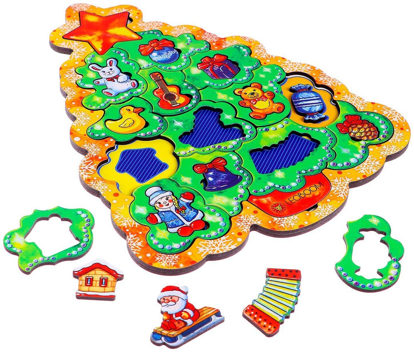 Пазл «Новогодня ёлочка»