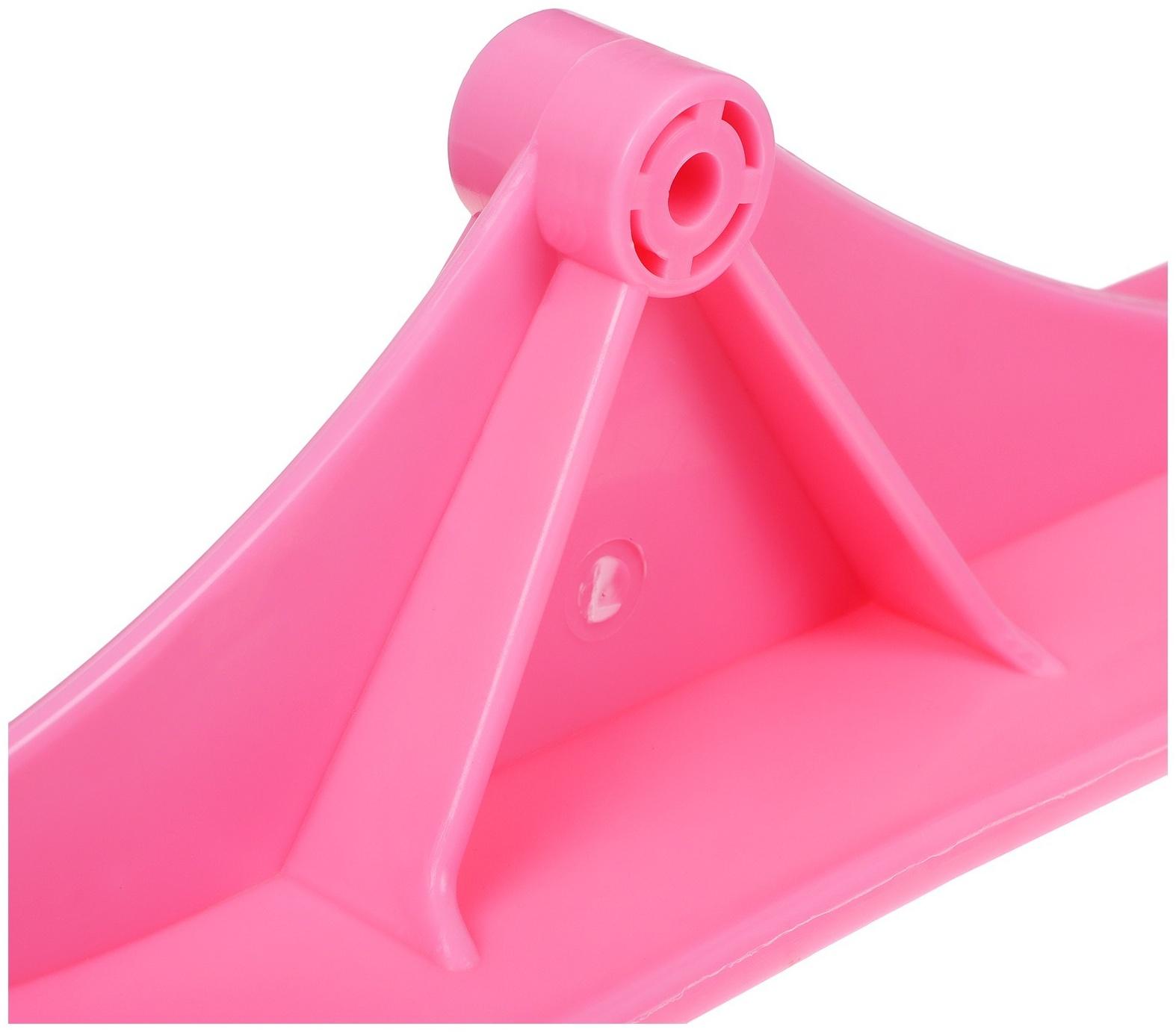 Лыжи для самокатов-снегокатов GRAFFITI, пара, цвет розовый