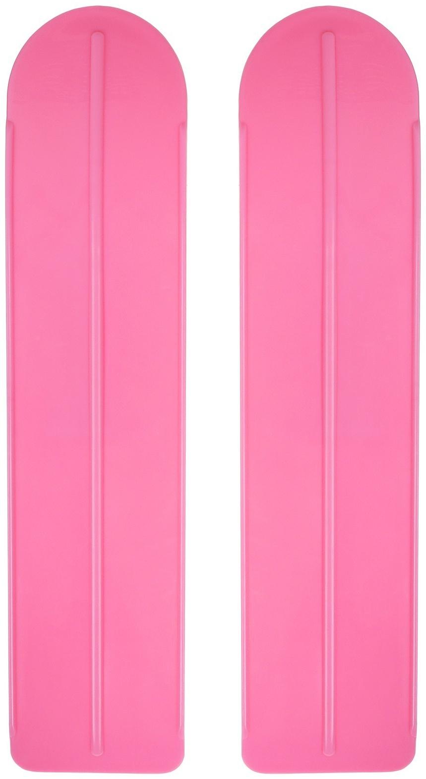 Лыжи для самокатов-снегокатов GRAFFITI, пара, цвет розовый