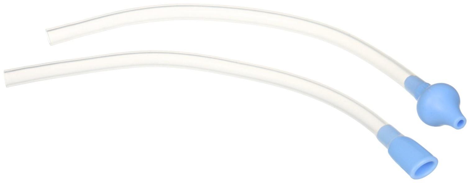 Аспиратор назальный с отводной трубкой «Совушка», цвет голубой