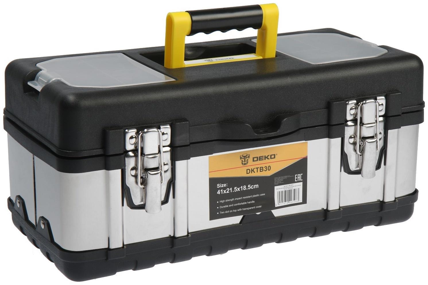 Ящик для инструментов DEKO DKTB30, металлический, 41х21.5х18.5 см