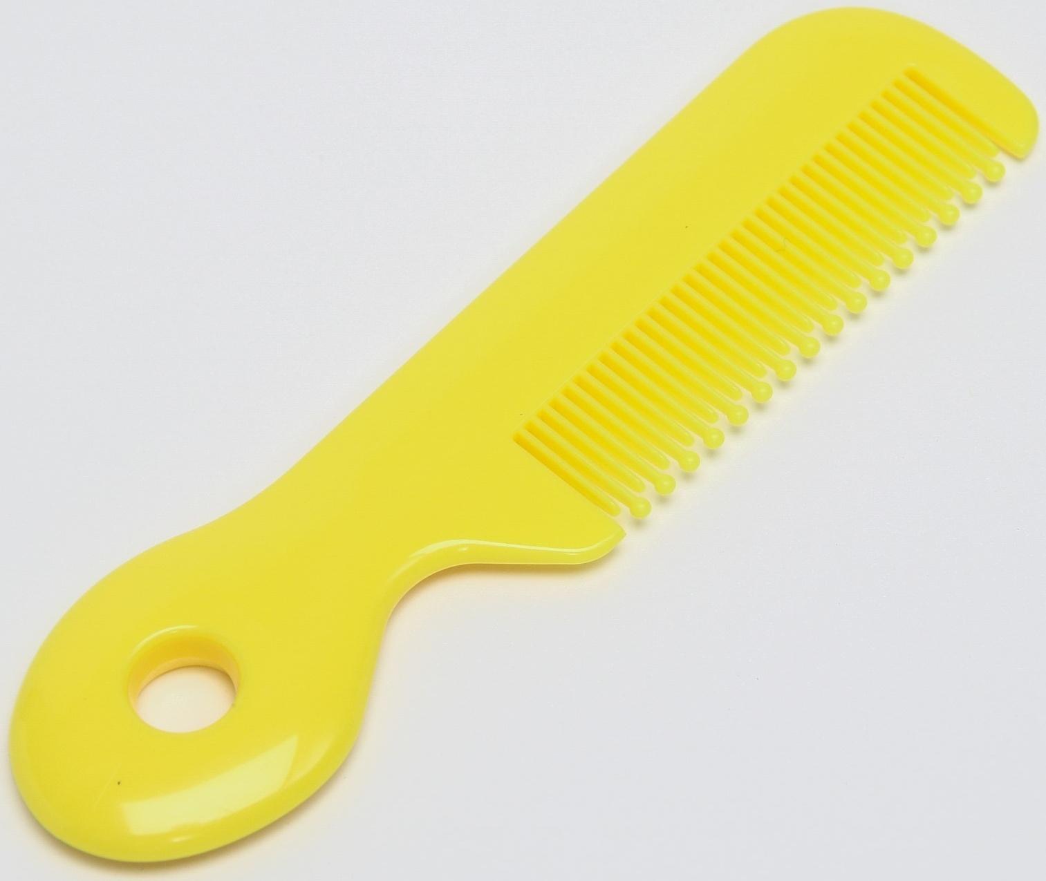 Набор по уходу за ребенком Крошка Я, 5 предметов - расческа, пинцет, ножницы, книпсер, пилка, желтый