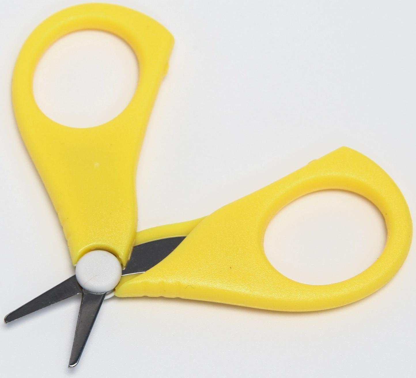 Набор по уходу за ребенком Крошка Я, 5 предметов - расческа, пинцет, ножницы, книпсер, пилка, желтый